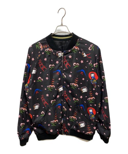 RePair（リペアー）repair (リペアー) スーベニアジャケット ブラック サイズ:Lの古着・服飾アイテム