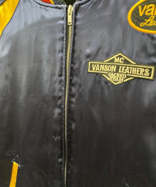 VANSON（バンソン）VANSON (バンソン) スカジャン ブラック サイズ:Ｌの古着・服飾アイテム