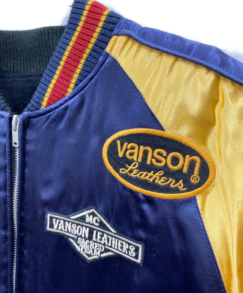 VANSON（バンソン）VANSON (バンソン) スカジャン ブラック サイズ:Ｌの古着・服飾アイテム