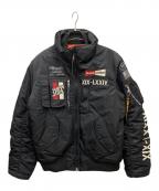 VANSONバンソン）の古着「シンサレートジャケット」｜ブラック