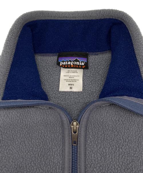 Patagonia SYNCHILLA（パタゴニア シンチラ）Patagonia SYNCHILLA (パタゴニア シンチラ) 00's シンチラフリースベスト グレー サイズ:Mの古着・服飾アイテム