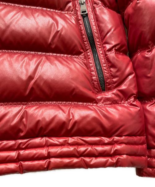 BURBERRY BLACK LABEL（バーバリーブラックレーベル）BURBERRY BLACK LABEL (バーバリーブラックレーベル) ファー付ダウンジャケット レッド サイズ:LLの古着・服飾アイテム