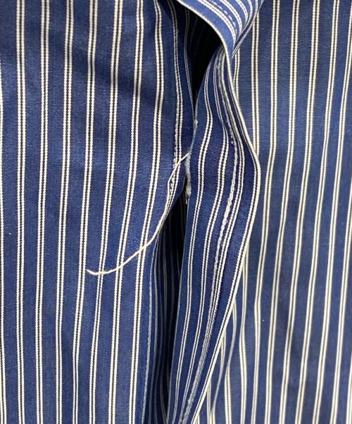 POLO RALPH LAUREN（ポロ・ラルフローレン）POLO RALPH LAUREN (ポロ・ラルフローレン) ストライプシャツ ブルー サイズ:43の古着・服飾アイテム