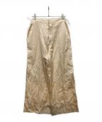 masuエムエーエスユー）の古着「RIBBON WIDE TROUSERS」｜オレンジ