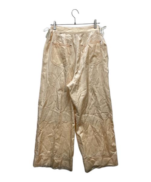 masu（エムエーエスユー）MASU (エムエーエスユー) RIBBON WIDE TROUSERS オレンジ サイズ:46の古着・服飾アイテム