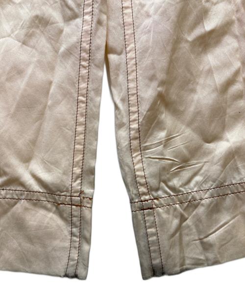 masu（エムエーエスユー）MASU (エムエーエスユー) RIBBON WIDE TROUSERS オレンジ サイズ:46の古着・服飾アイテム