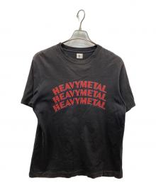 BLURHMS（ブラームス）の古着「HEAVY METALプリントT」｜ブラック