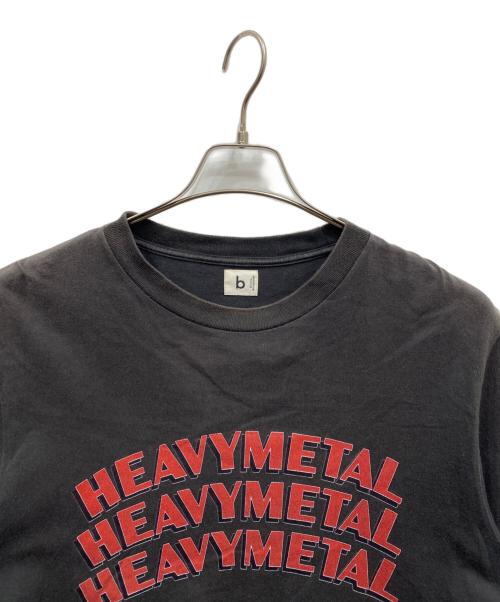 BLURHMS（ブラームス）blurhms (ブラームス) HEAVY METALプリントT ブラック サイズ:不明　の古着・服飾アイテム