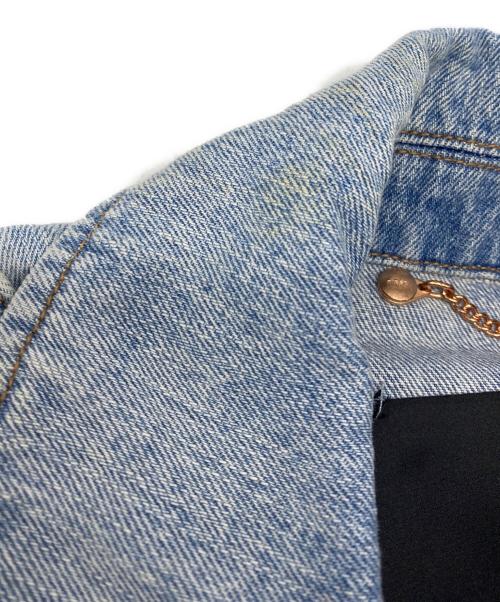 DIESEL（ディーゼル）DIESEL (ディーゼル) デニムライダースジャケット ブルー サイズ:Mの古着・服飾アイテム