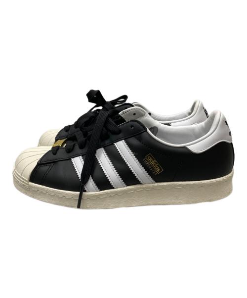 adidas（アディダス）adidas (アディダス) A BATHING APE (ア ベイシング エイプ) SUPER STAR 80S ブラック サイズ:24の古着・服飾アイテム