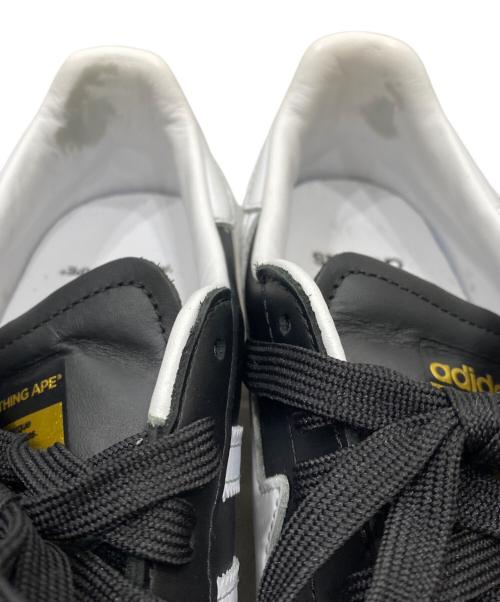 adidas（アディダス）adidas (アディダス) A BATHING APE (ア ベイシング エイプ) SUPER STAR 80S ブラック サイズ:24の古着・服飾アイテム