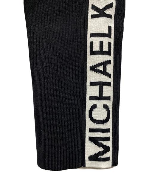 MICHAEL KORS（マイケル・コース）MICHAEL KORS (マイケル・コース) ロゴテープポロネックドレス ブラック サイズ:Sの古着・服飾アイテム