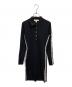 MICHAEL KORS（マイケル・コース）の古着「ロゴテープポロネックドレス」｜ブラック