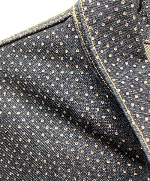 ZARA（ザラ）ZARA (ザラ) スタッズデニムジャケット ネイビー サイズ:Mの古着・服飾アイテム