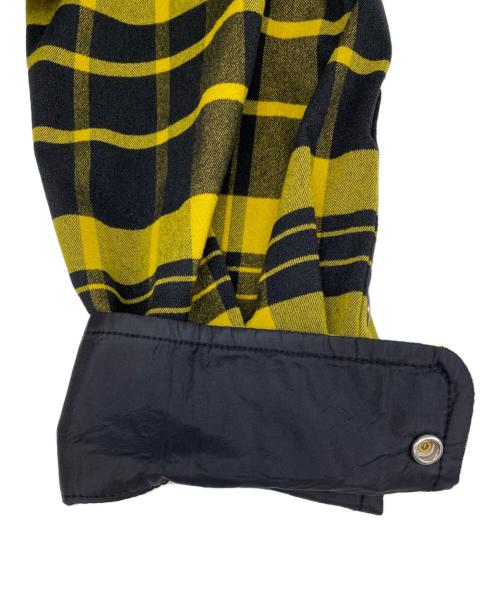 THE NORTH FACE（ザ ノース フェイス）THE NORTH FACE (ザ ノース フェイス) ロングスリーブストレッチフランネルシャツ イエロー サイズ:Lの古着・服飾アイテム