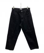 CAHLUMNカウラム）の古着「Selvedge Denim Pant straight」｜ブラック