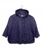 KAGUREカグレ）の古着「コットンリネンパーカー」｜ネイビー