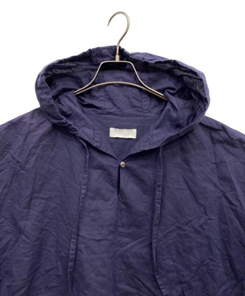 KAGURE（カグレ）kagure (カグレ) コットンリネンパーカー ネイビー サイズ:FREEの古着・服飾アイテム