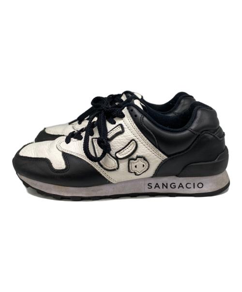 Sangacio（サンガッチョ）SANGACIO (サンガッチョ) ローカットスニーカー ブラック サイズ:24.5の古着・服飾アイテム