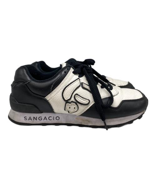 Sangacio（サンガッチョ）SANGACIO (サンガッチョ) ローカットスニーカー ブラック サイズ:24.5の古着・服飾アイテム