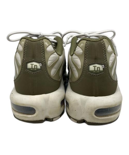NIKE（ナイキ）NIKE (ナイキ) AIR MAX PLUS ホワイト×グリーン サイズ:27の古着・服飾アイテム