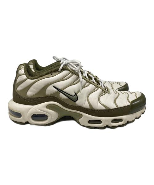 NIKE（ナイキ）NIKE (ナイキ) AIR MAX PLUS ホワイト×グリーン サイズ:27の古着・服飾アイテム