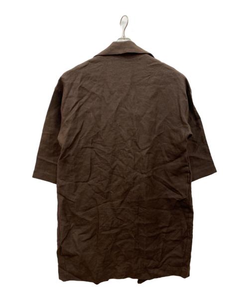 GALLEGO DESPORTES（ギャレゴデスポート）GALLEGO DESPORTES (ギャレゴデスポート) リネンコート ブラウン サイズ:不明の古着・服飾アイテム