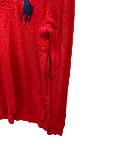 POLO RALPH LAUREN（ポロ・ラルフローレン）POLO RALPH LAUREN (ポロ・ラルフローレン) ビッグポニー 長袖ポロシャツ レッド サイズ:Sの古着・服飾アイテム