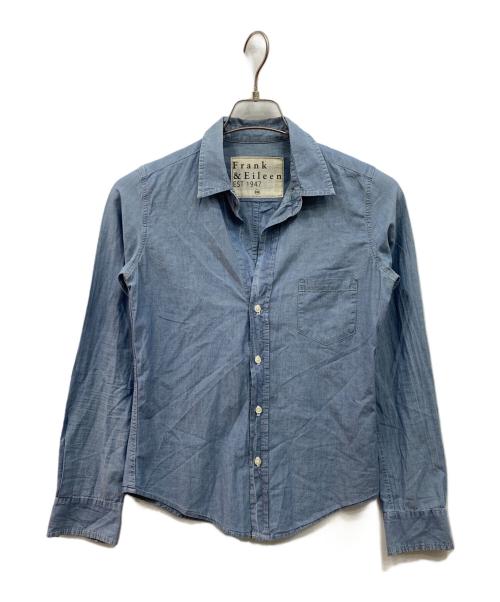 Frank&Eileen（フランクアンドアイリーン）Frank&Eileen (フランクアンドアイリーン) レギュラーシャツ ブルー サイズ:XXSの古着・服飾アイテム