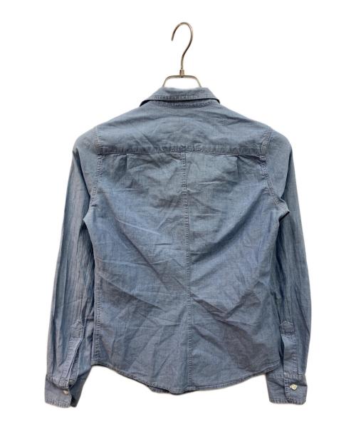 Frank&Eileen（フランクアンドアイリーン）Frank&Eileen (フランクアンドアイリーン) レギュラーシャツ ブルー サイズ:XXSの古着・服飾アイテム