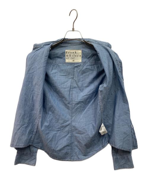 Frank&Eileen（フランクアンドアイリーン）Frank&Eileen (フランクアンドアイリーン) レギュラーシャツ ブルー サイズ:XXSの古着・服飾アイテム