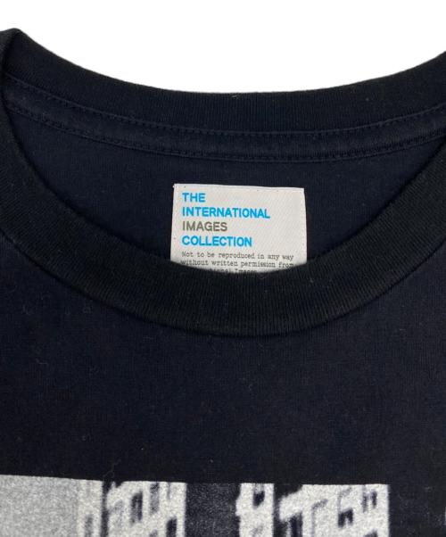 THE INTERNATIONAL IMAGES COLLECTION（ザ インターナショナルイメージズ コレクション）THE INTERNATIONAL IMAGES COLLECTION (ザ インターナショナルイメージズ コレクション) コットンフォトプリントS/Sカットソー ブラック サイズ:Lの古着・服飾アイテム