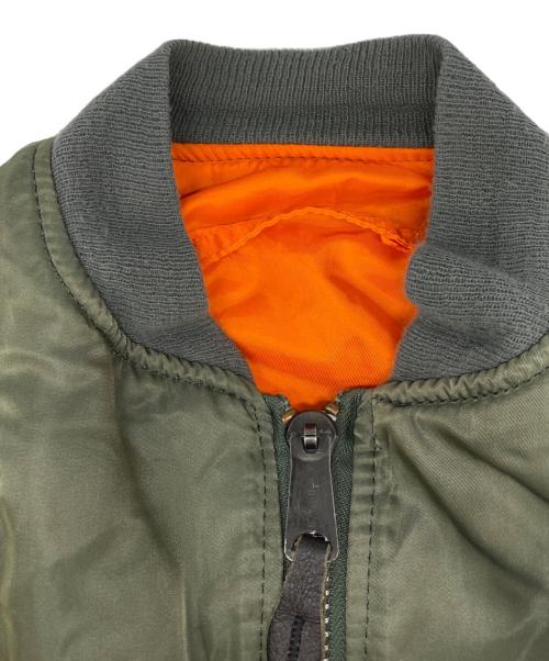 ALPHA（アルファ）ALPHA (アルファ) 90'～ MA-1ジャケット カーキ サイズ:Sの古着・服飾アイテム