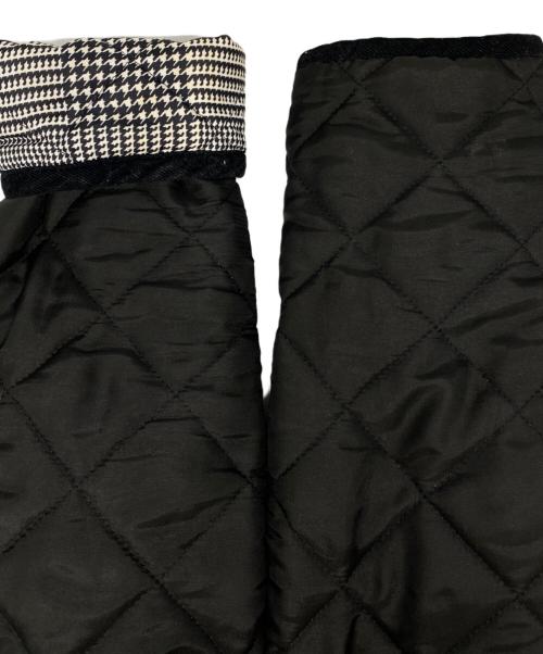 Traditional Weatherwear（トラディショナルウェザーウェア）Traditional Weatherwear (トラディショナルウェザーウェア) ノーカラーキルティングジャケット ブラック サイズ:34の古着・服飾アイテム