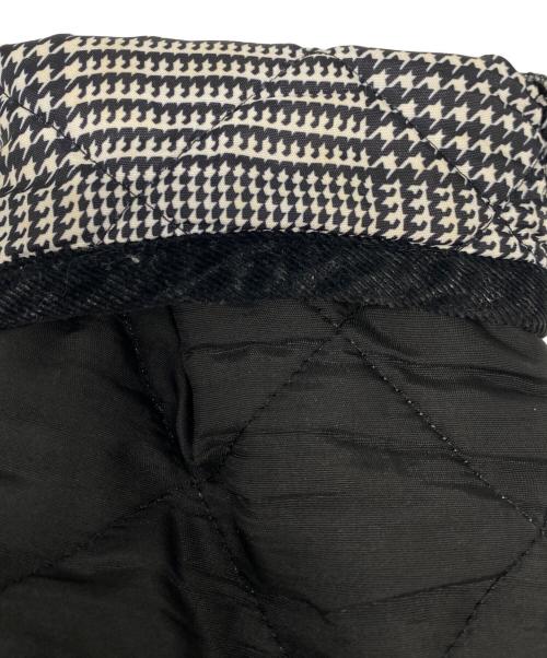 Traditional Weatherwear（トラディショナルウェザーウェア）Traditional Weatherwear (トラディショナルウェザーウェア) ノーカラーキルティングジャケット ブラック サイズ:34の古着・服飾アイテム