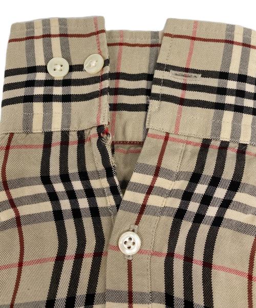 BURBERRY BLUE LABEL（バーバリーロンドンブルーレーベル）BURBERRY BLUE LABEL (バーバリーロンドンブルーレーベル) ノバチェック柄シャツ ベージュ サイズ:Mの古着・服飾アイテム