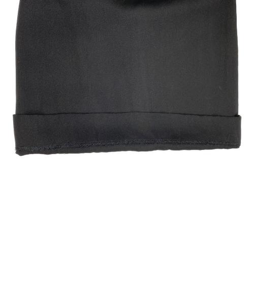 MUSE de Deuxieme Classe（ミューズ ドゥーズィエム クラス）MUSE de Deuxieme Classe (ミューズ ドゥーズィエム クラス) シルクサテン ギャザーワイドパンツ ブラック サイズ:38の古着・服飾アイテム