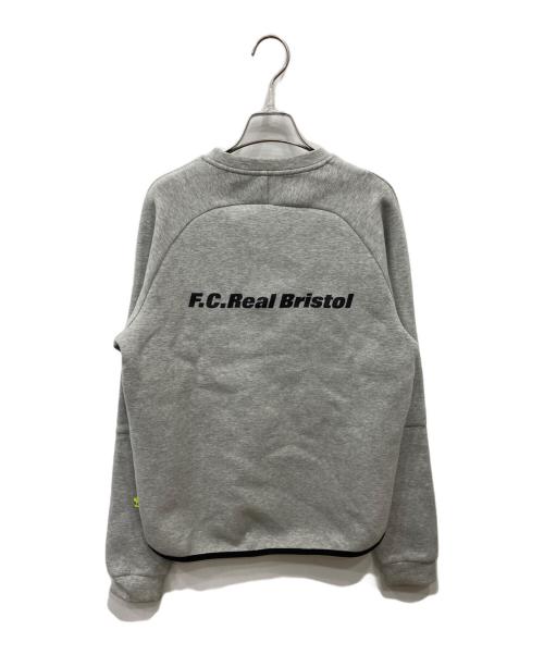 F.C.Real Bristol（エフシーレアルブリストル）F.C.Real Bristol (エフシーレアルブリストル) SWEAT CREW NECK TOP グレー サイズ:Sの古着・服飾アイテム