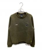 F.C.Real Bristolエフシーレアルブリストル）の古着「SWEAT CREW NECK TOP」｜オリーブ