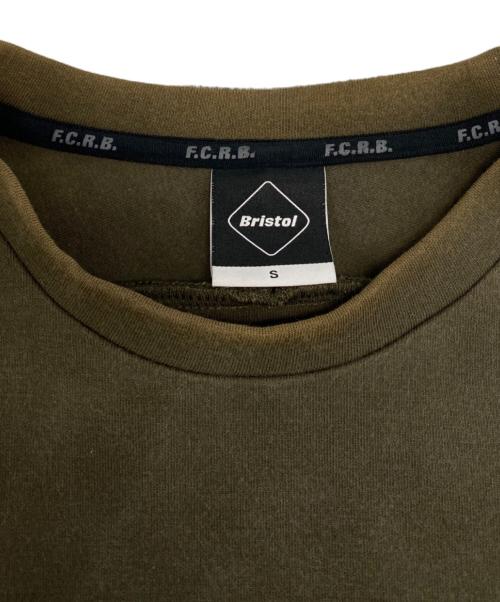 F.C.Real Bristol（エフシーレアルブリストル）F.C.Real Bristol (エフシーレアルブリストル) SWEAT CREW NECK TOP オリーブ サイズ:Sの古着・服飾アイテム