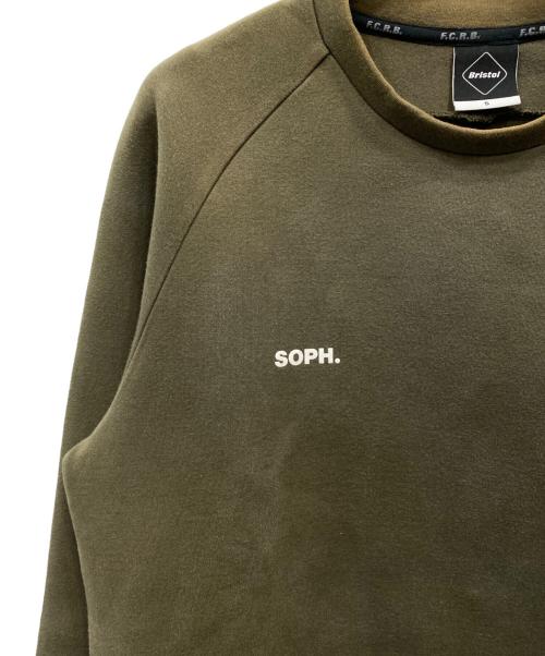 F.C.Real Bristol（エフシーレアルブリストル）F.C.Real Bristol (エフシーレアルブリストル) SWEAT CREW NECK TOP オリーブ サイズ:Sの古着・服飾アイテム