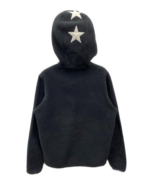 F.C.Real Bristol（エフシーレアルブリストル）F.C.Real Bristol (エフシーレアルブリストル) POLARTEC FLEECE HALF ZIP STAR HOODY ブラック サイズ:Sの古着・服飾アイテム