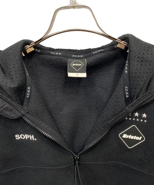 F.C.Real Bristol（エフシーレアルブリストル）F.C.Real Bristol (エフシーレアルブリストル) POLARTEC FLEECE HALF ZIP STAR HOODY ブラック サイズ:Sの古着・服飾アイテム