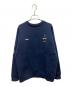 F.C.Real Bristol（エフシーレアルブリストル）の古着「MLB TOUR TECH KNIT BIG CREWNECK TOP」｜ネイビー