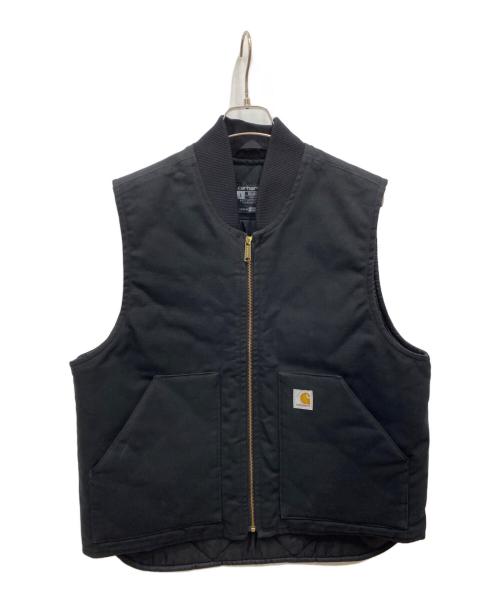 CarHartt（カーハート）CarHartt (カーハート) ダッグベスト/DUCK VEST ブラック サイズ:Lの古着・服飾アイテム