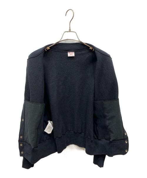 Champion（チャンピオン）Champion (チャンピオン) スナップスウェットシャツ ブラック サイズ:Mの古着・服飾アイテム