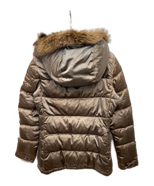 PRADA SPORTS（プラダスポーツ）PRADA SPORTS (プラダスポーツ) ファー付きダウンジャケット グレー サイズ:38の古着・服飾アイテム