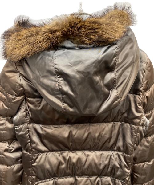 PRADA SPORTS（プラダスポーツ）PRADA SPORTS (プラダスポーツ) ファー付きダウンジャケット グレー サイズ:38の古着・服飾アイテム