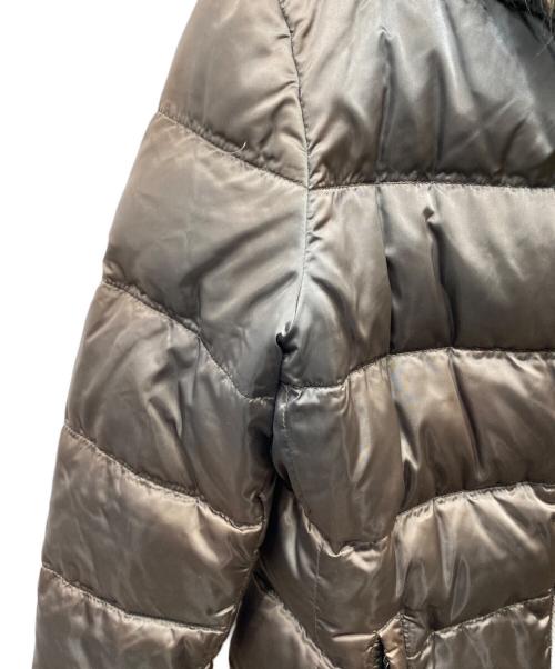 PRADA SPORTS（プラダスポーツ）PRADA SPORTS (プラダスポーツ) ファー付きダウンジャケット グレー サイズ:38の古着・服飾アイテム