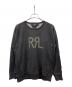 RRL（ダブルアールエル）の古着「BLACK INDIGO LOGO SWEAT」｜ブラック